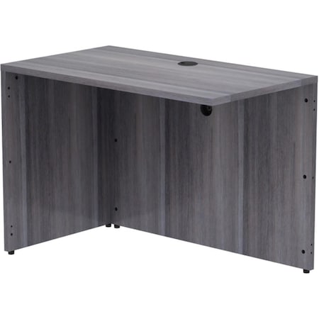 Lorell Weathered Charcoal Laminate DeskingCharcoal Gray 42 x 24 x 29.5 in. LLR69555